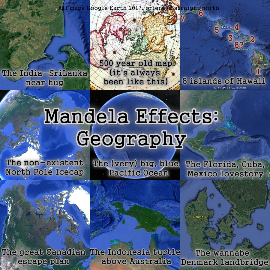 Mandela Effect: Geography